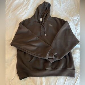 Alo Yoga - Accolade Hoodie - Small - Espresso